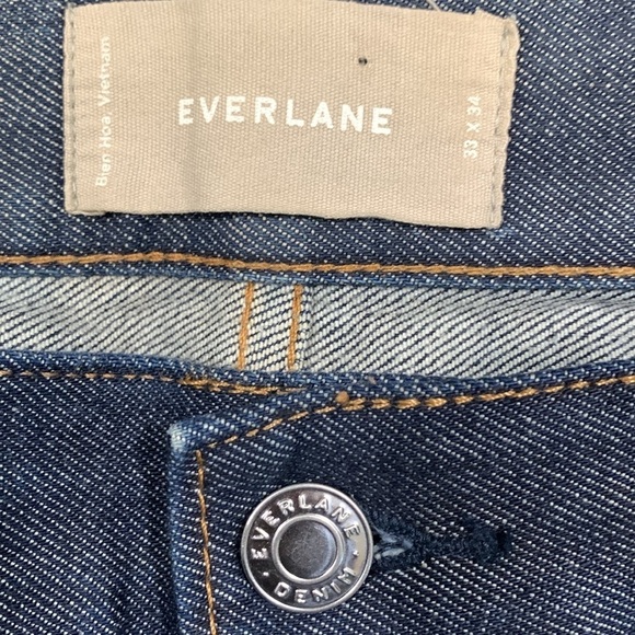 Everlane “Authentic Slim” DarkWash Stretch Jeans     size 33 - Picture 7 of 9